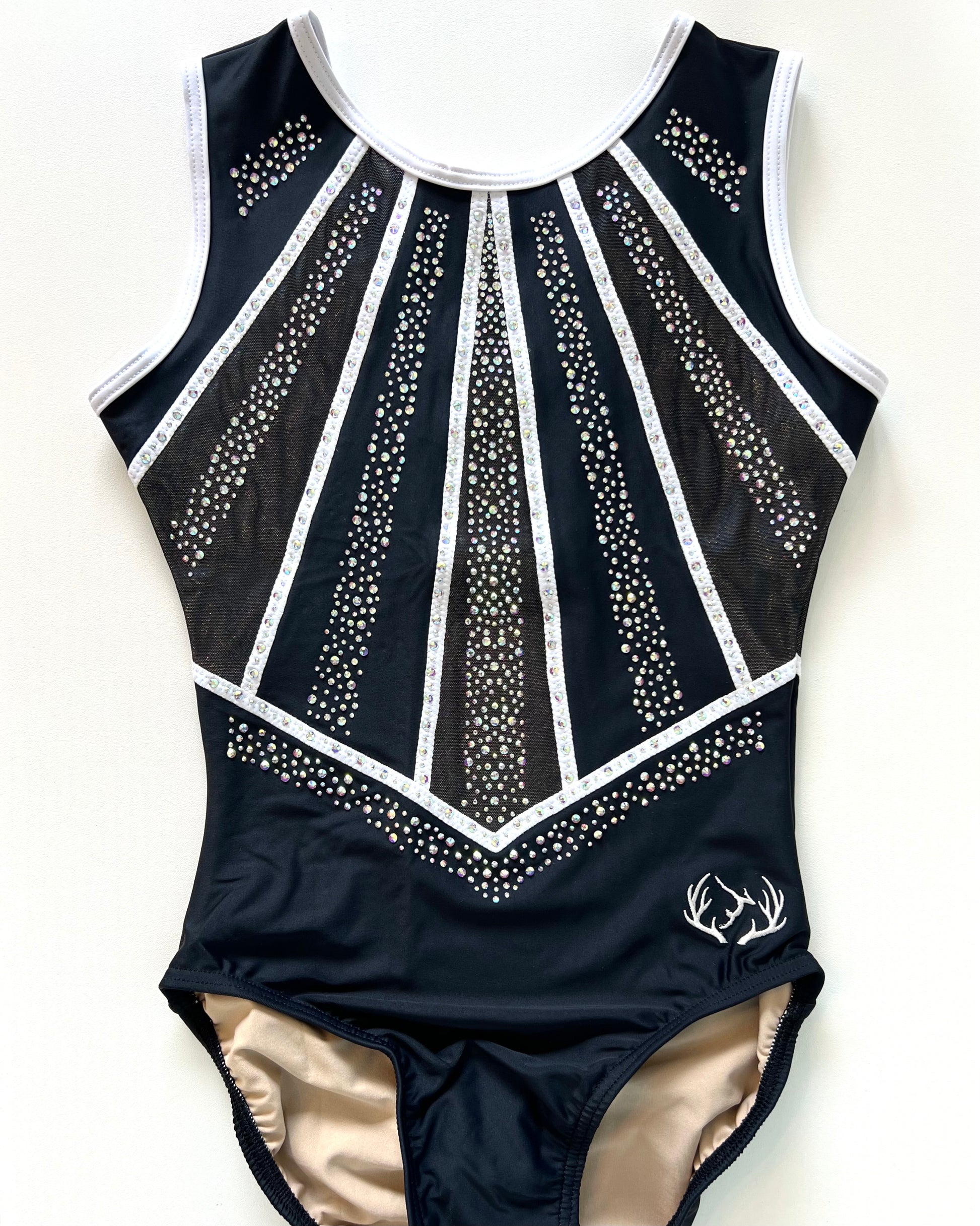 Midnight Silver Leotard - Stag Gymnastics Leotards