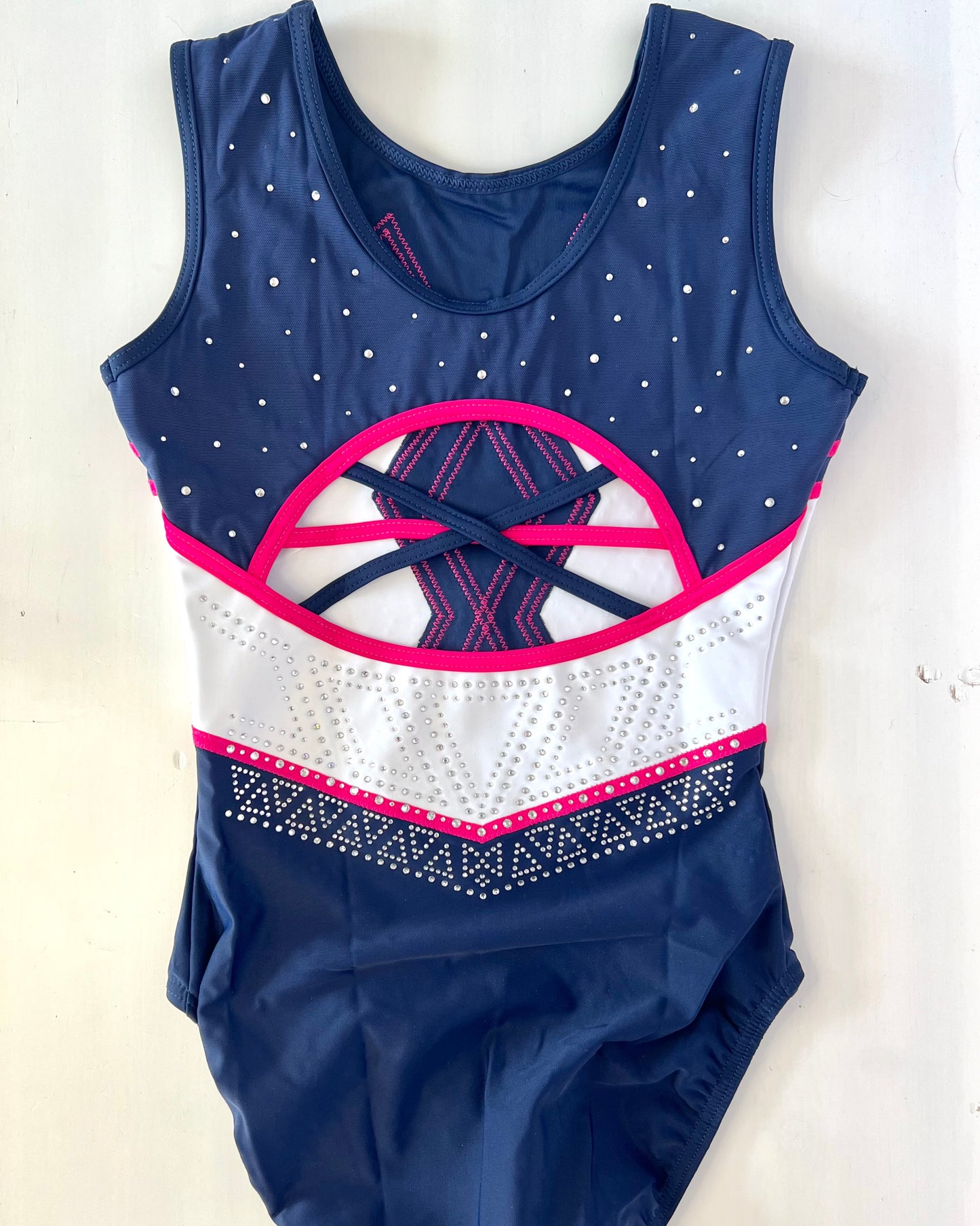 Nautical Leotard - Back - Stag Gymnastics Leotards