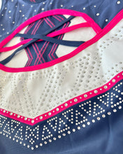 Load image into Gallery viewer, Nautical Leotard - Back Close-Up - Stag Gymnastics Leotards
