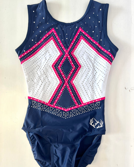 Nautical Leotard - Front - Stag Gymnastics Leotards