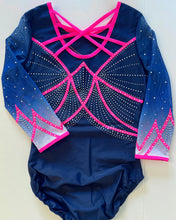 Load image into Gallery viewer, Navy Neon Leotard - Stag Gymnastics Leotards
