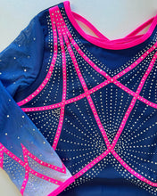 Load image into Gallery viewer, Navy Neon Leotard - Stag Gymnastics Leotards
