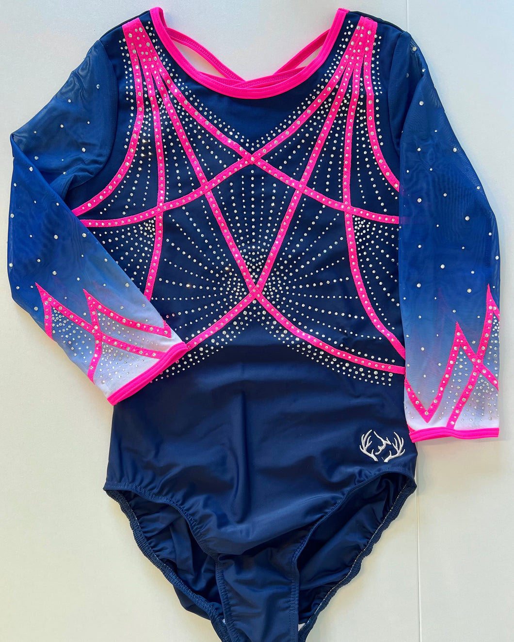 Navy Neon Leotard - Stag Gymnastics Leotards