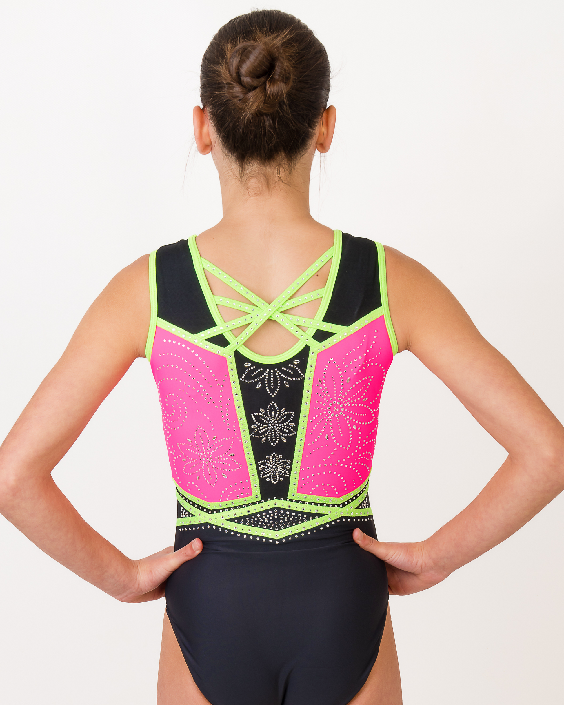 Neon Flora Leotard - Stag Gymnastics Leotards