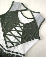 Load image into Gallery viewer, Sage Sparkle - Stag Gymnastics Leotards
