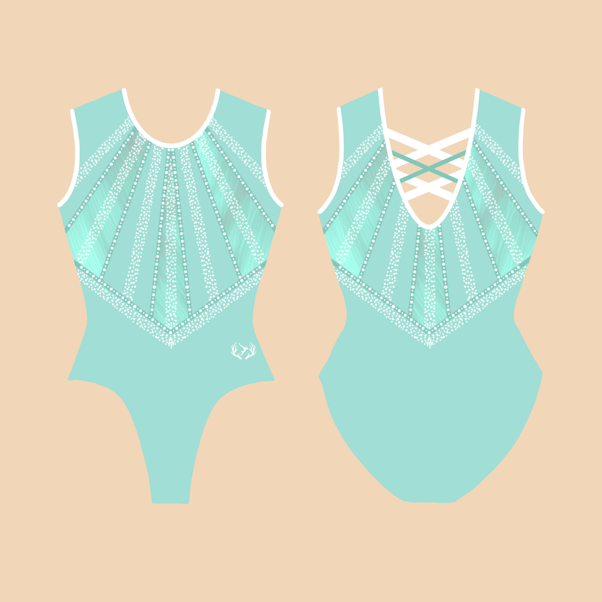 Sea Glass 2.0 Leotard - Stag Gymnastics Leotards