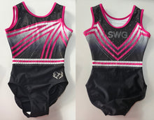 Load image into Gallery viewer, Sheffield Workshop Gymnastics Club - Girl&#39;s Training Leotard - Short Sleeved - Stag Gymnastics Leotards

