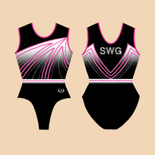 Load image into Gallery viewer, Sheffield Workshop Gymnastics Club - Girl&#39;s Training Leotard - Short Sleeved - Stag Gymnastics Leotards
