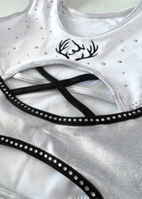 Load image into Gallery viewer, Black Botanical Leotard - Stag Gymnastics Leotards
