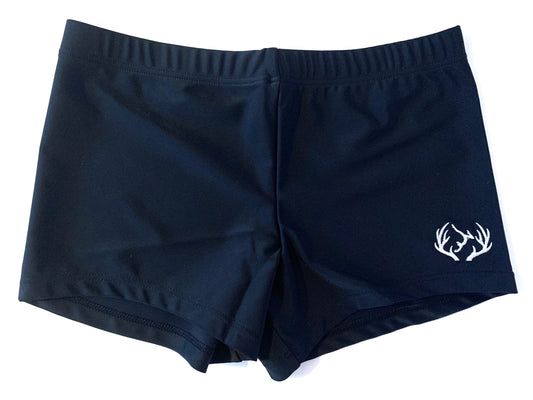 Sheffield Workshop Gymnastics Club - Black Lycra Shorts (To Match Training Leotard)