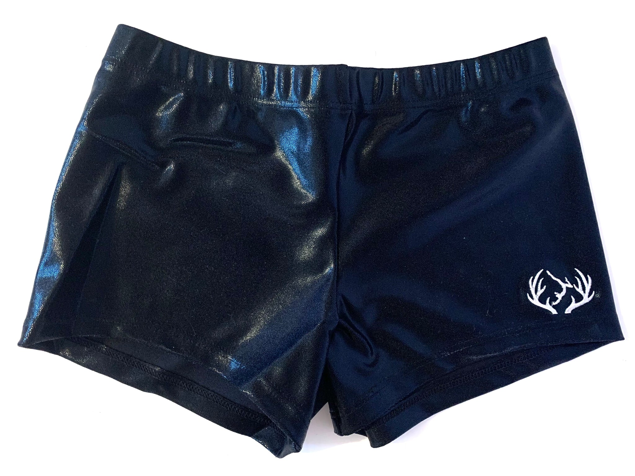 Sheffield Workshop Gymnastics Club Black Mystique Shorts (To Match Competition Leotard)
