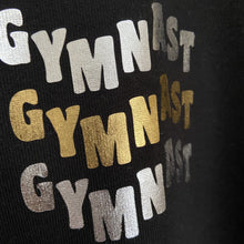 Load image into Gallery viewer, ‘Olga’ Oversized Hoodie - Black and Gold

