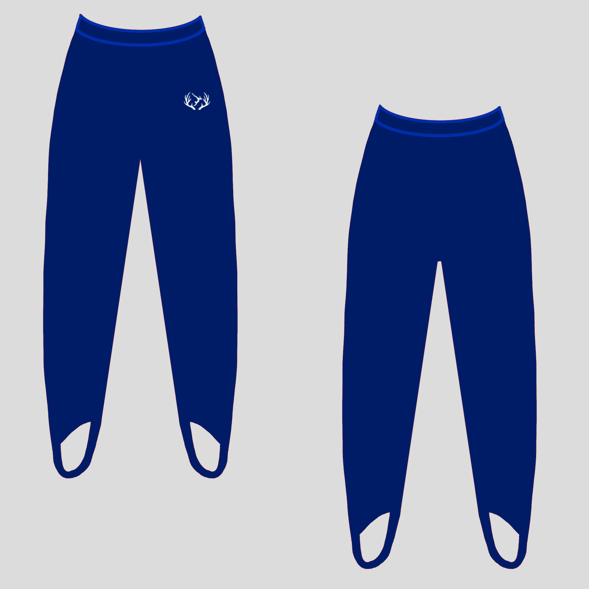 King's College London Gymnastics Society - Boy's Navy Lycra Longs - Stag Gymnastics Leotards