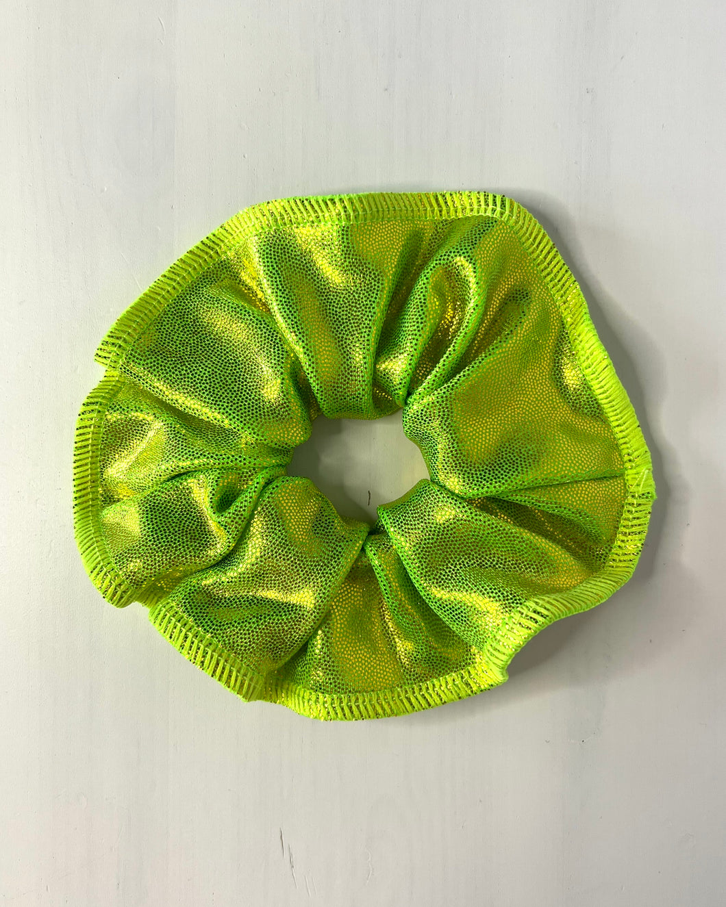 Lime Green Mystique Scrunchie