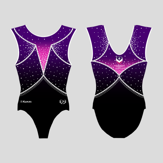 Loughborough Students Trampoline Club - Girl's Training Leotard - Stag Leotards