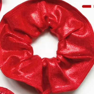 King's College London Gymnastics Society - Red Mystique Scrunchie - Stag Gymnastics Leotards