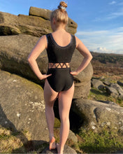 Load image into Gallery viewer, Midnight Stars Back View Stag Gymnastics Leotards
